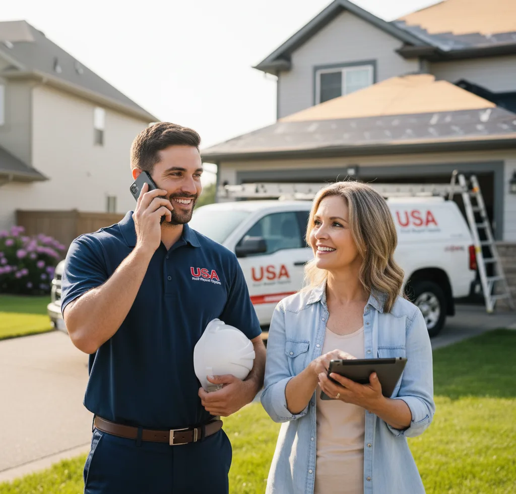 USA Roof Repair Experts customer support in Timberlake